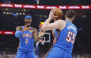 客战快船！雷霆首发：亚历山大/华莱士/多特/霍姆格伦/哈滕图片